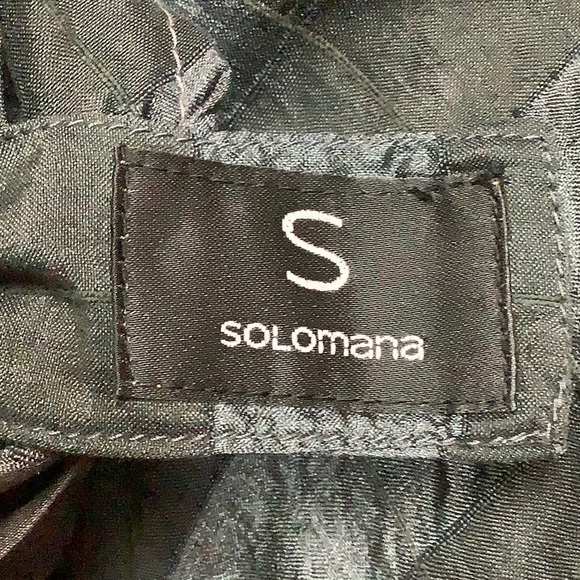 EUC- Solomana Bespoke One of a Kind Silk Double Layer Reversible Wrap Skirt - Picture 4 of 5